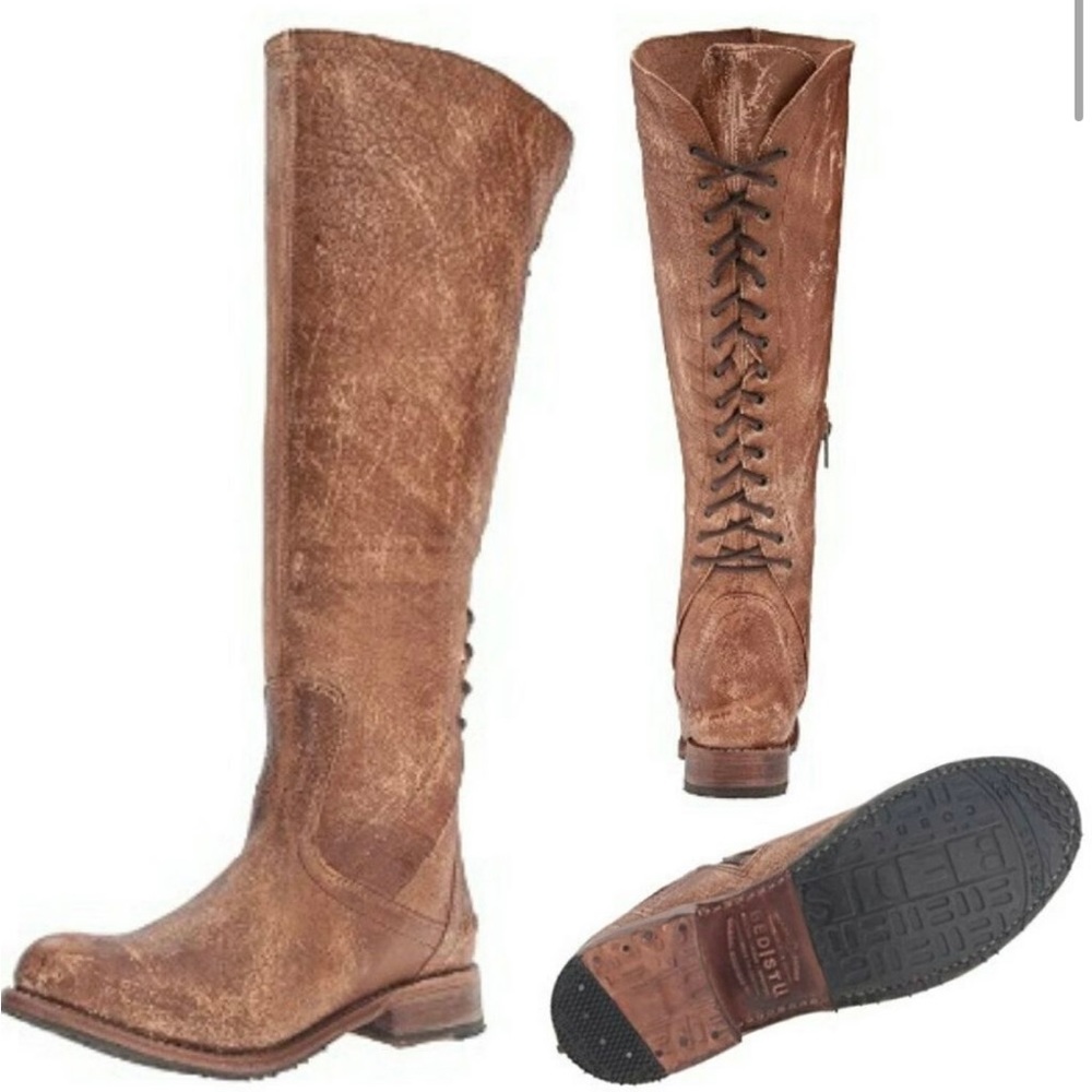 Bed Stu genuine leather knee high boots